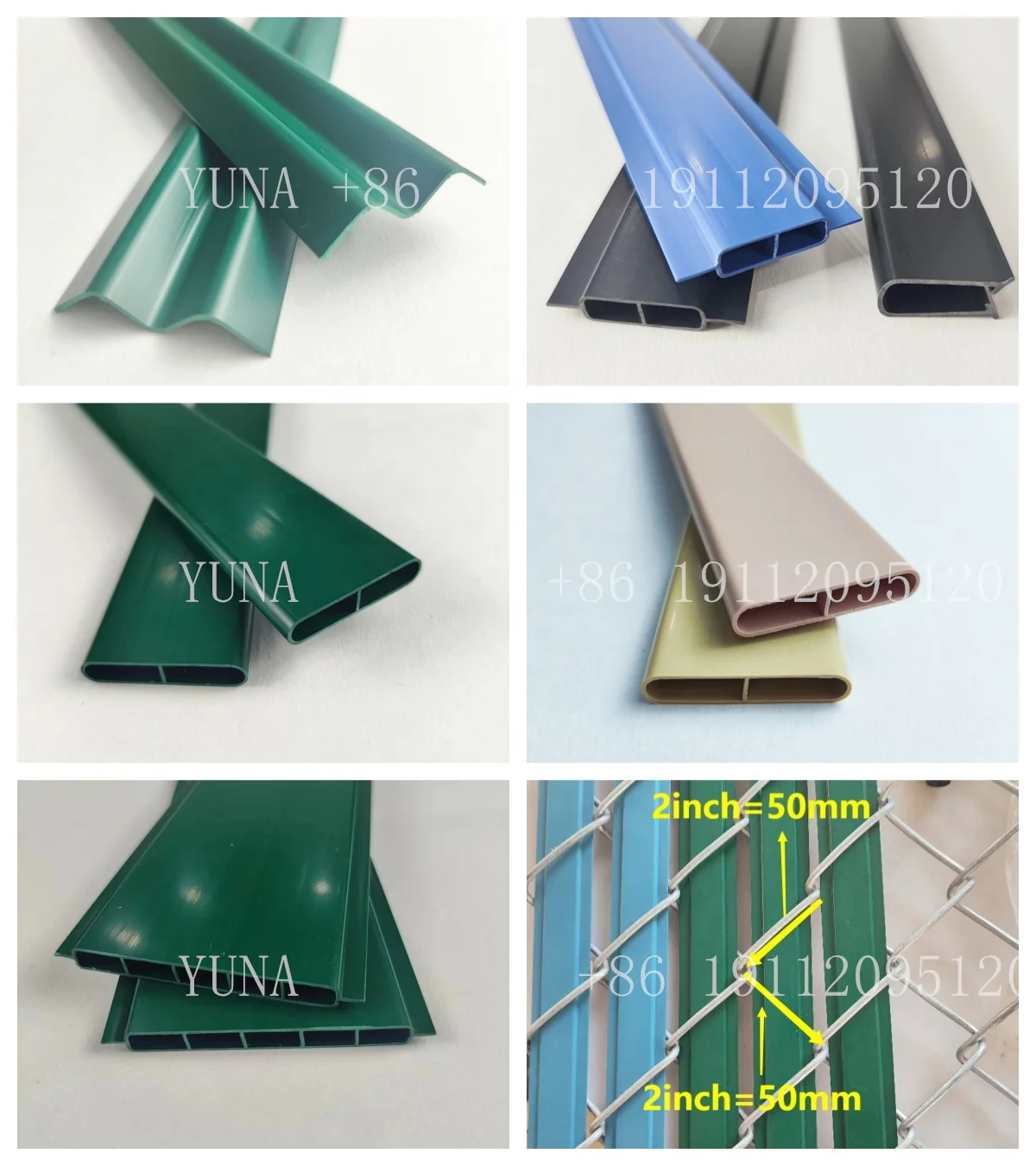 Diamond mesh fences cyclone fence chain link fence privacy slat tape slot plastic Flat noodles pole plastic winged privacy slats