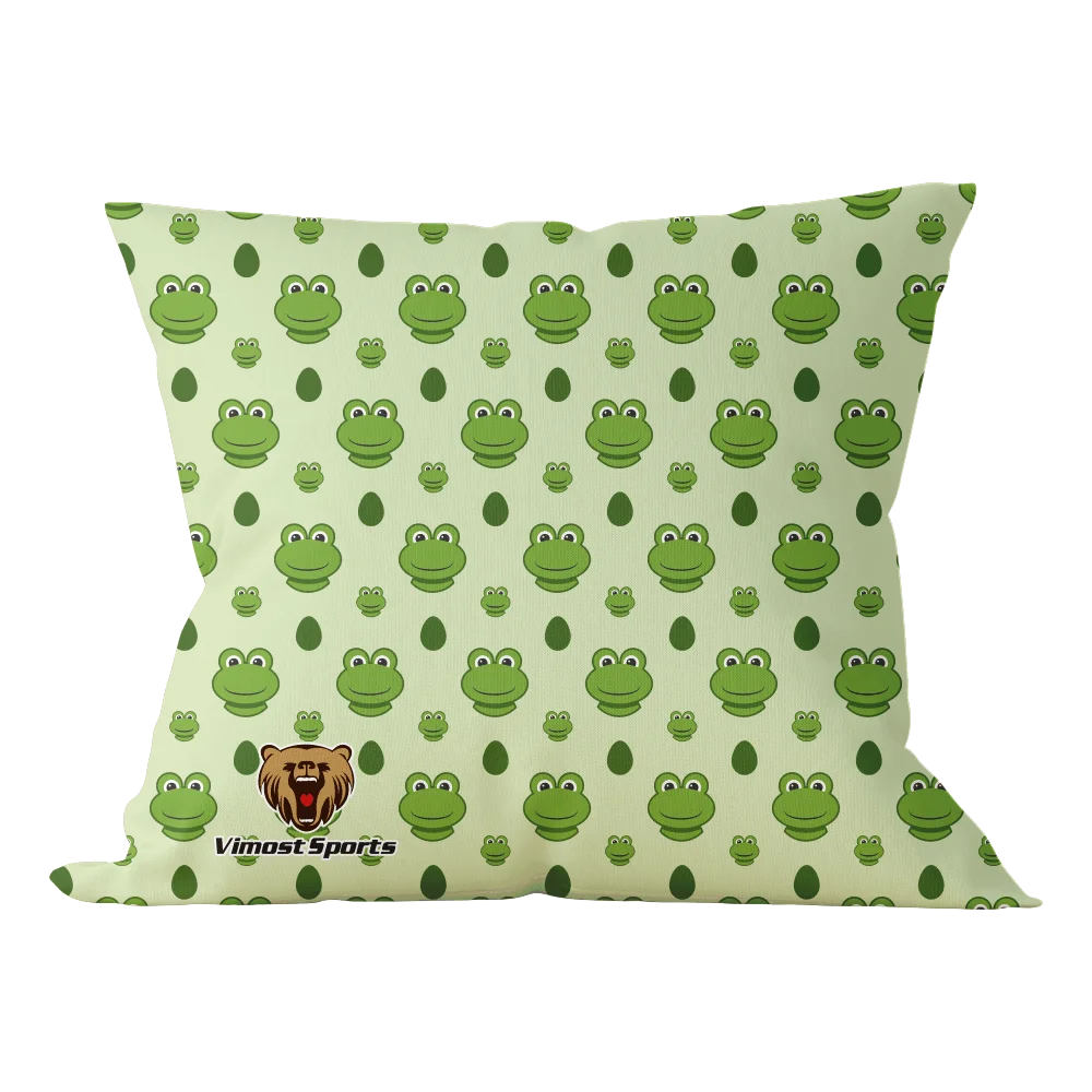 custom geometry  Decorative pillow cover kids frog cushion cover square pillowcase
