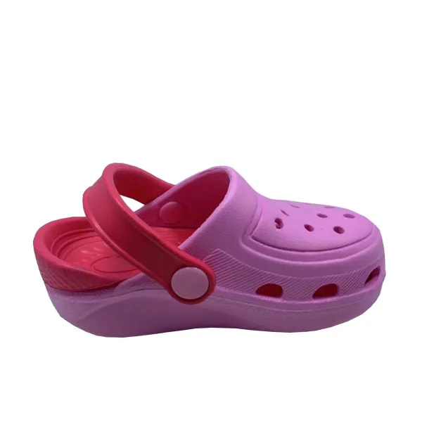 OEM Kids clog Children EVA Clogs Double color soft baby clogs.