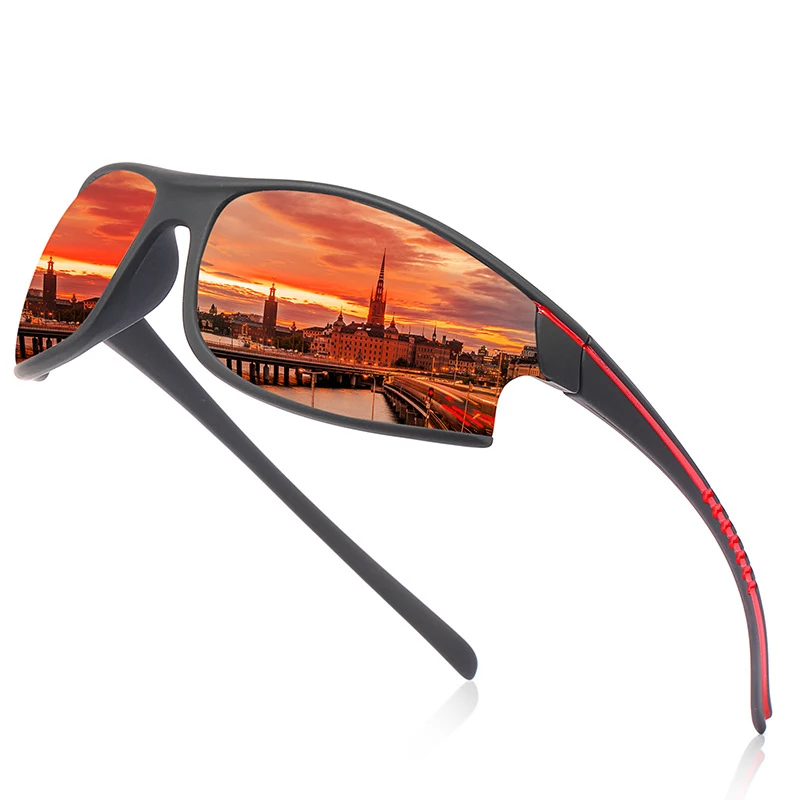 Small Square Best Quality Hot Sale Outdoor Driving Bicycle Cycling  Glasses Eyewear Men Shades polarized sports sunglasses