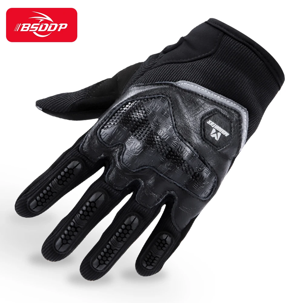 Manufacturers direct cross-border special for motorcycle riding gloves anti-slip wear-resistant touch-screen full-finger gloves