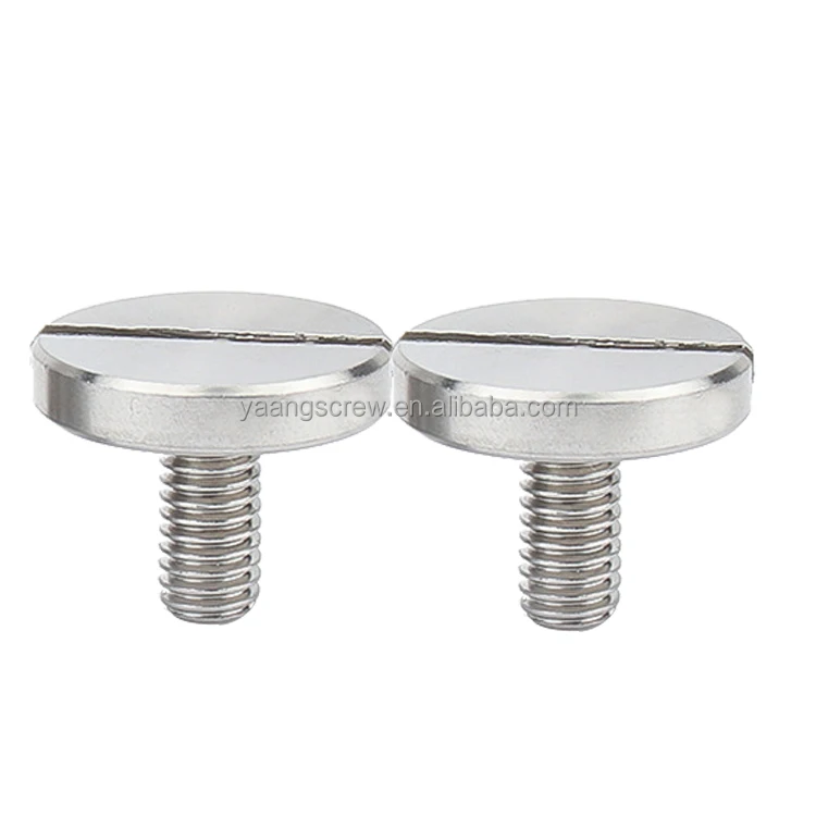 Custom M1~M10 Micro Slotted Screw Stainless Steel 304 316 Slotted Pan Head Screws  DIN 921