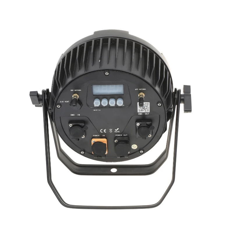 12x18W LED Par Can Projection Lights 6-in-1 RGBWA UV Wireless Battery IP65 Stage Light