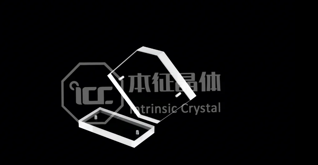 Custom Monocrystal BaF2 Material Optical Glass Protective IR Window