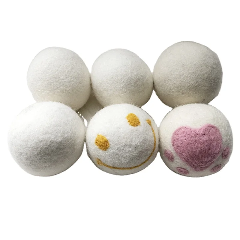 sheep eco friendly natural woolen laundry blend felt drying balls wool dryer balls organic