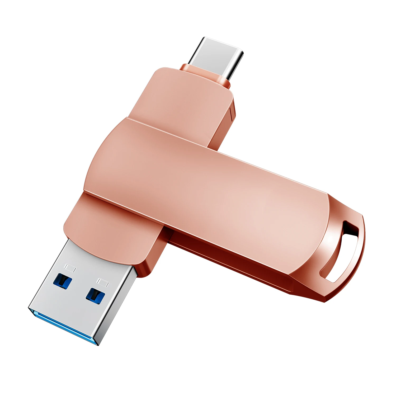 
 Usb-флеш-накопитель 2 в 1, USB 3,0 Type-C, 4/8/16/32/128 ГБ  