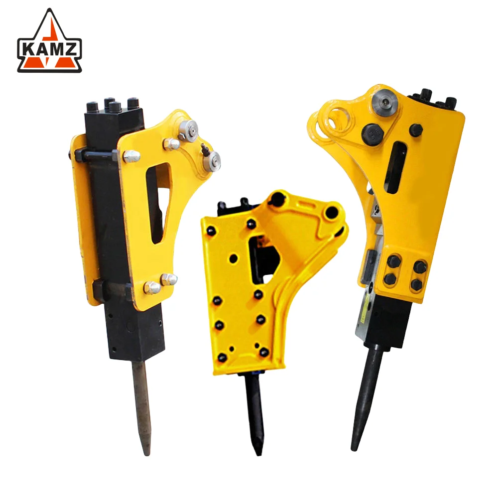 Box/Side/Top Type KAMAZ Breakers Hydraulic Rock Breaker Jack Hammer   for 0.5 to 50 Tons Excavator/Skid Steer/ Backhoe Loader