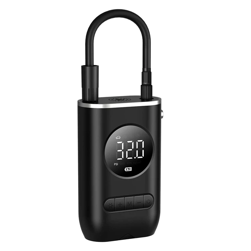 Bike Motorcycle Car Pump 150PSI Compressor de ar portatil com inflador de pneu mini com bateria recarregavel de 4000 mAh