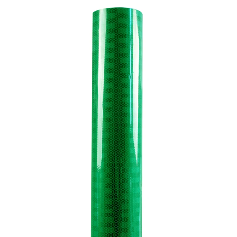 Green Waterproof Engineering Grade Prism Film  EGP PET  Reflector Sheeting  Reflective Sticker  Sheeting Roll