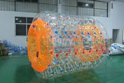 PVC / TPU Swimming Pool Toys Floating Walking Ball Inflatable Water Roller Ball for Sale