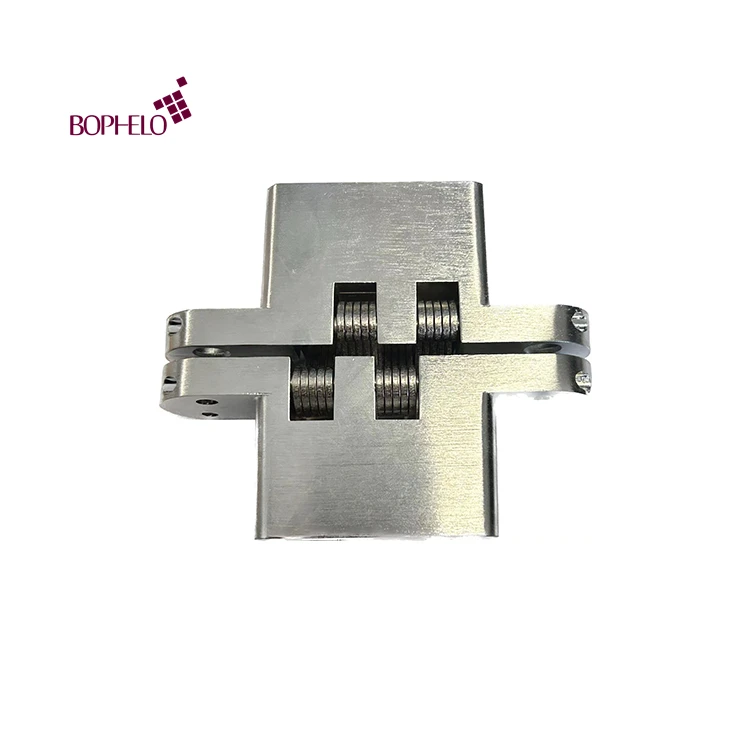 Hidden Hinges Invisible Cross Door Hinge Bearing 3D Zinc SS304 Stainless Steel Adjustable Concealed Door Hinge for Flush Doors