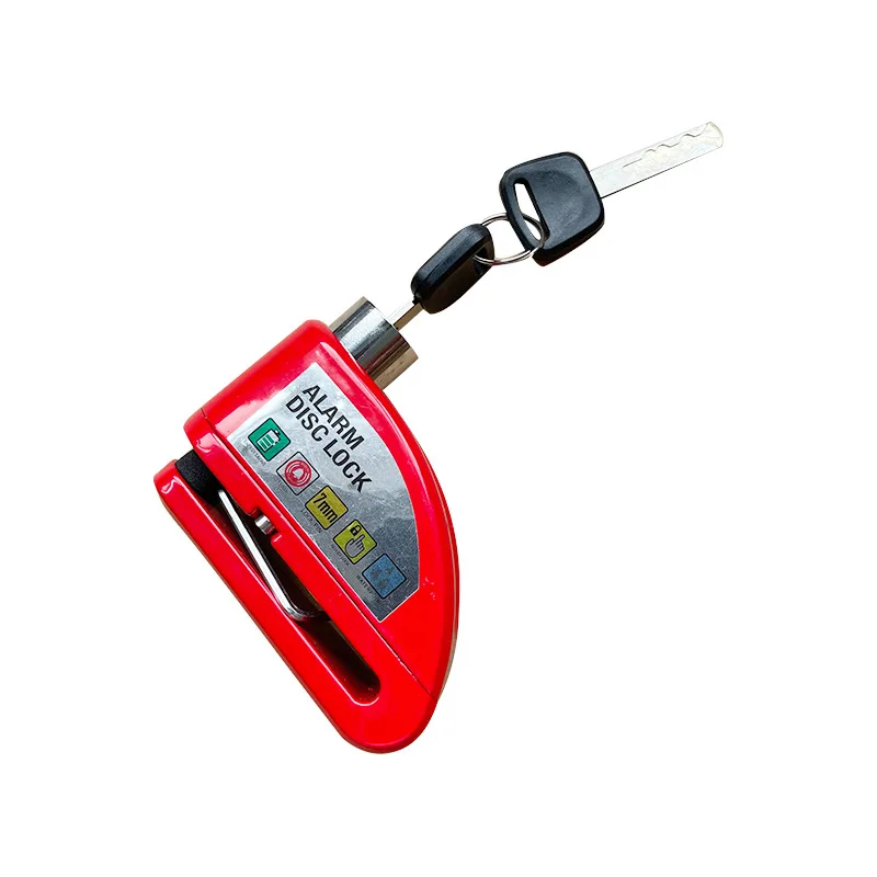Alarm disc lock anti-theft wholesale Waterproof aluminum alloy  Lock for Motorcycle Scooters Bicycles