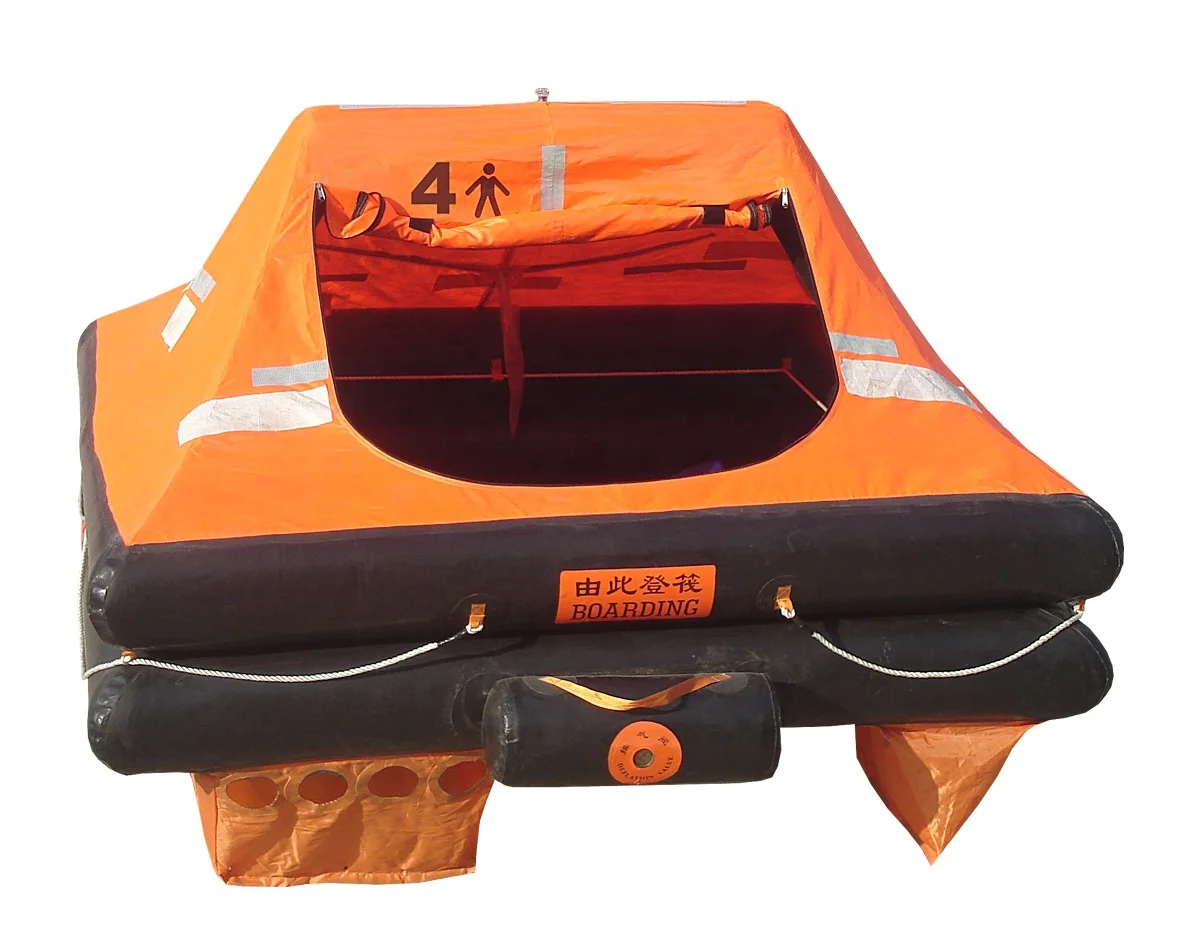 ISO9650 4 man inflatable yacht life raft