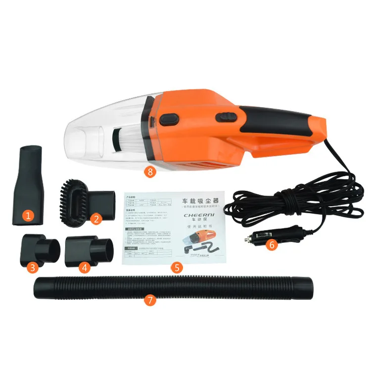 Car Vacuum Cleaner Filter 120W Mini Car Vacuum Cleaner High Power Car Vacuum Cleaner