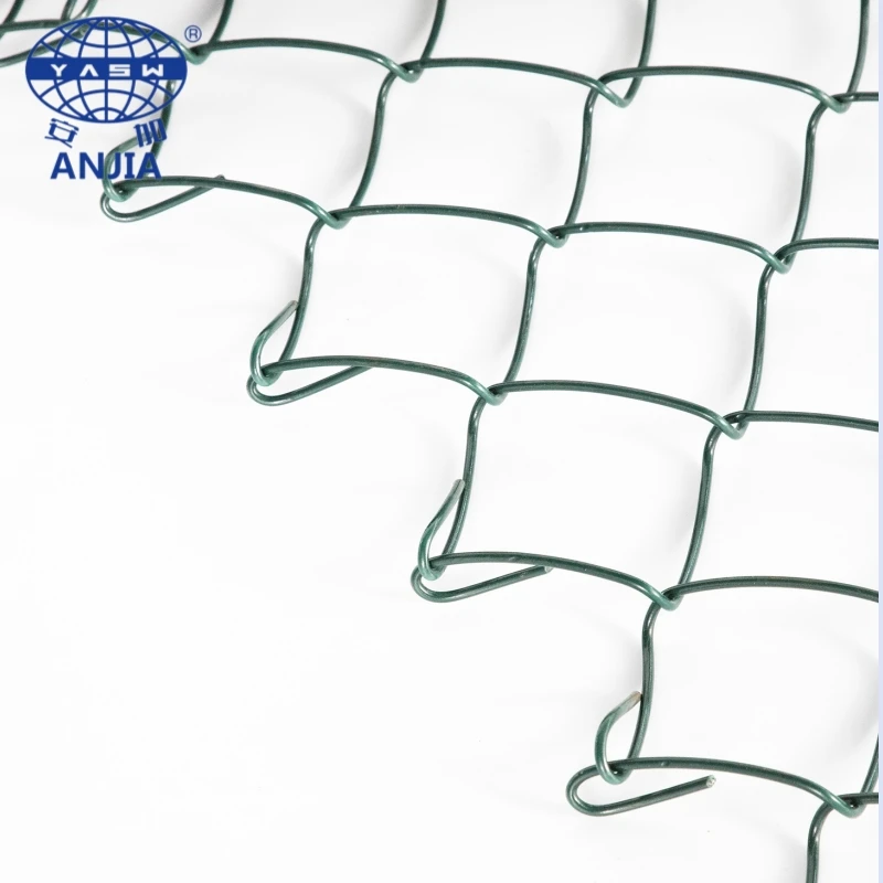 Low Price Galvanized Diamond Wire Mesh Fence 100ft 8ft Yclone Wire Mesh Pvc Black Vinyl Coated Chain Link Fence Roll