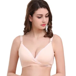 Comfort Cotton Women Best Breastfeeding Wire Free Bra Maternity Nursing Bras Vest Pregnant Feeding Bras