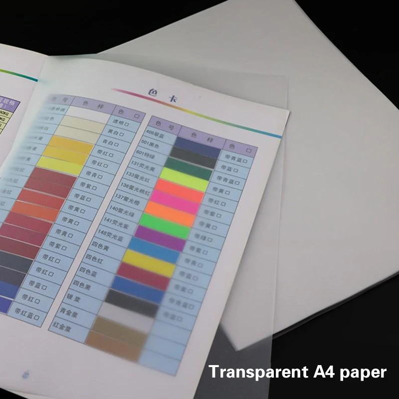 Transparent A4 sulphate paper thickened durable copy paper wholesale drawing plate making extension paper