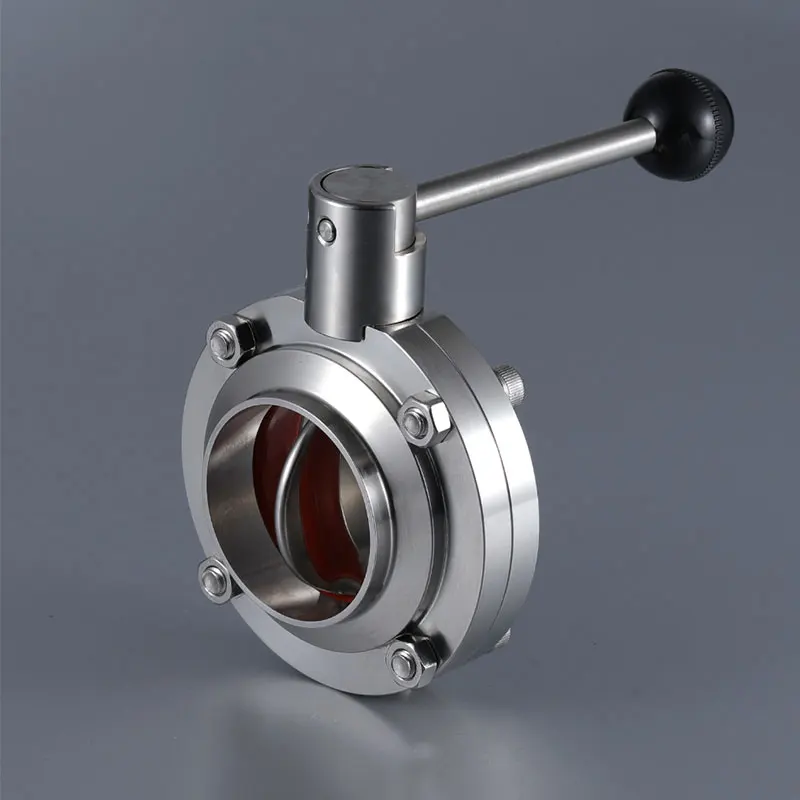 Factory Direct Sales New Handle Wafer Type Cf3 Butterfly Valve Diameter102