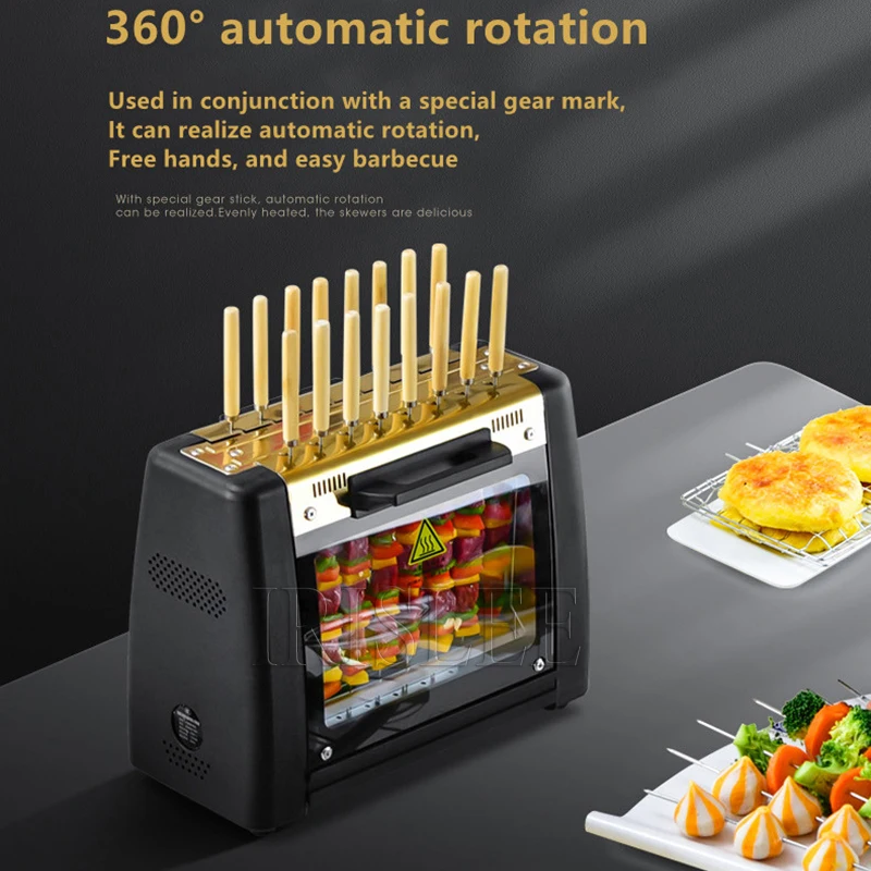 Vertical Multifunctional Chicken Kebab Grill Shawarma Machine Electric Indoor Broiler Grill