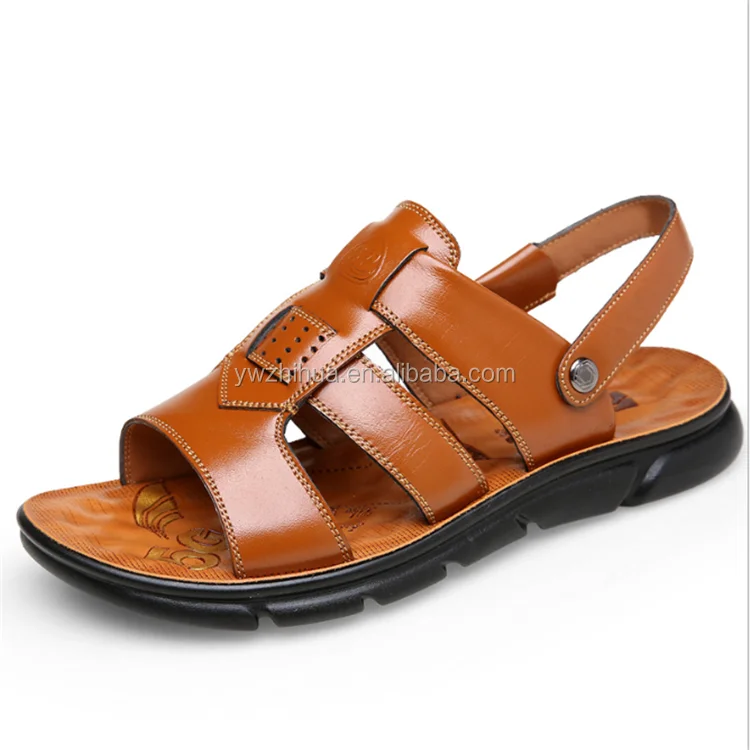 Wholesale flat sandals for men sandals leather