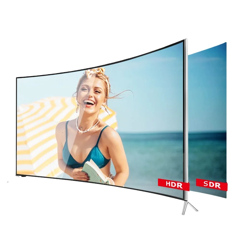 55~100 inch manufacturer television 4K curved smart  tv wholesale