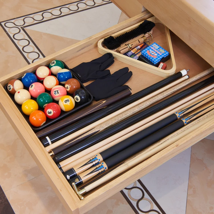 Modern special design 9ft solid wood frame  billiard pool table