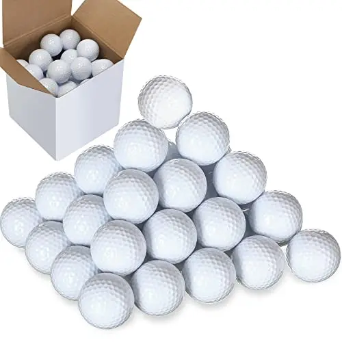 High Quality Custom Logo Golf Balls Color Plastic Rubber Surly Driving Range Golf Balls for Golf Course