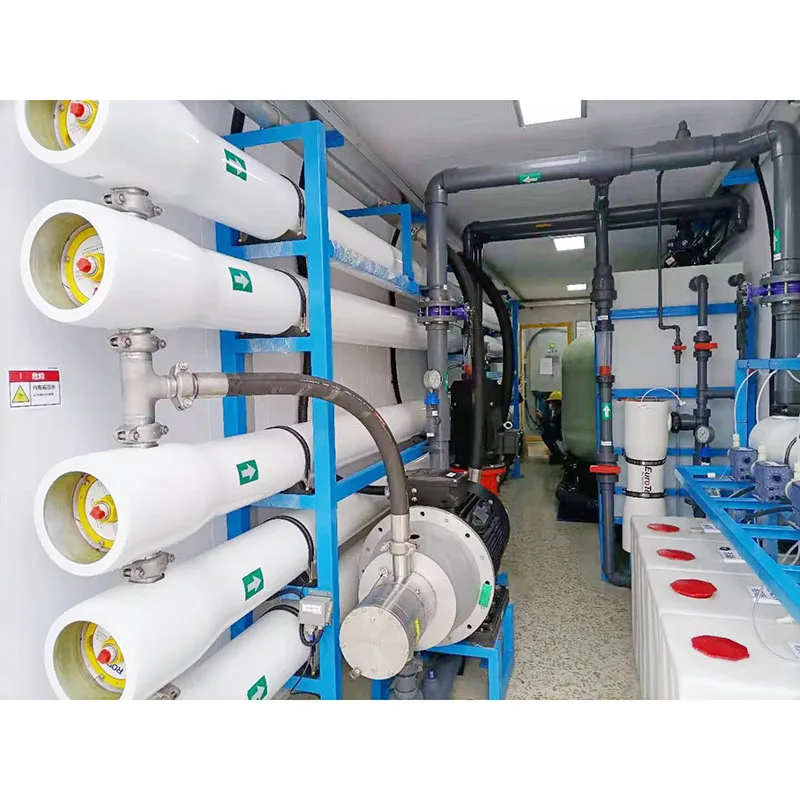 Container  moveable seawater desalination ro plants the price of a seawater desalination