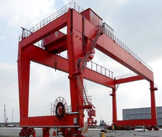 Factory price 10 t 20 t  30t  40t 50 ton double girder gantry crane comply with CE designed life 15-20 years