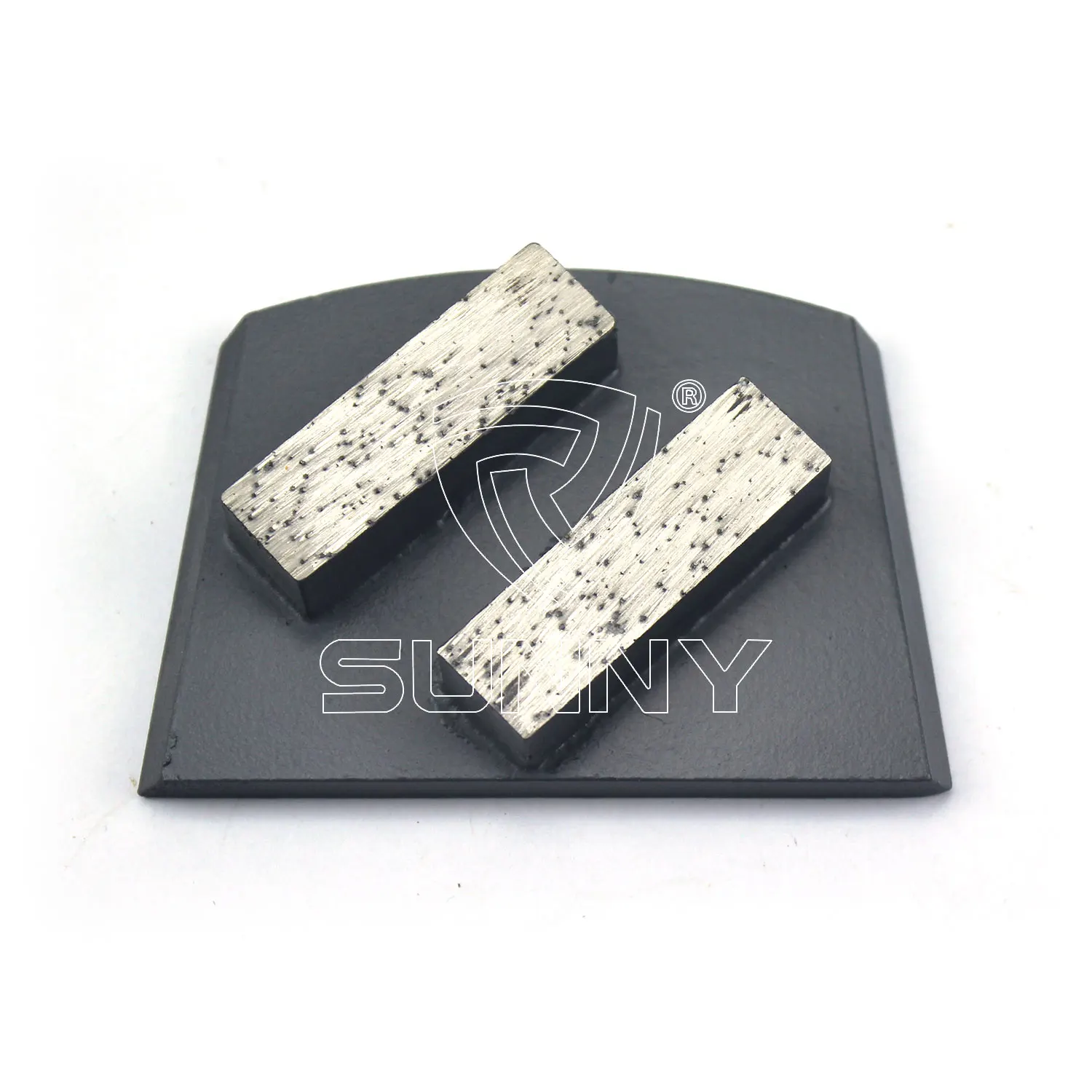 Wholesale custom 2 segment diamond grinding shoes 30#-240# concrete diamond grinding tools for grinder machine