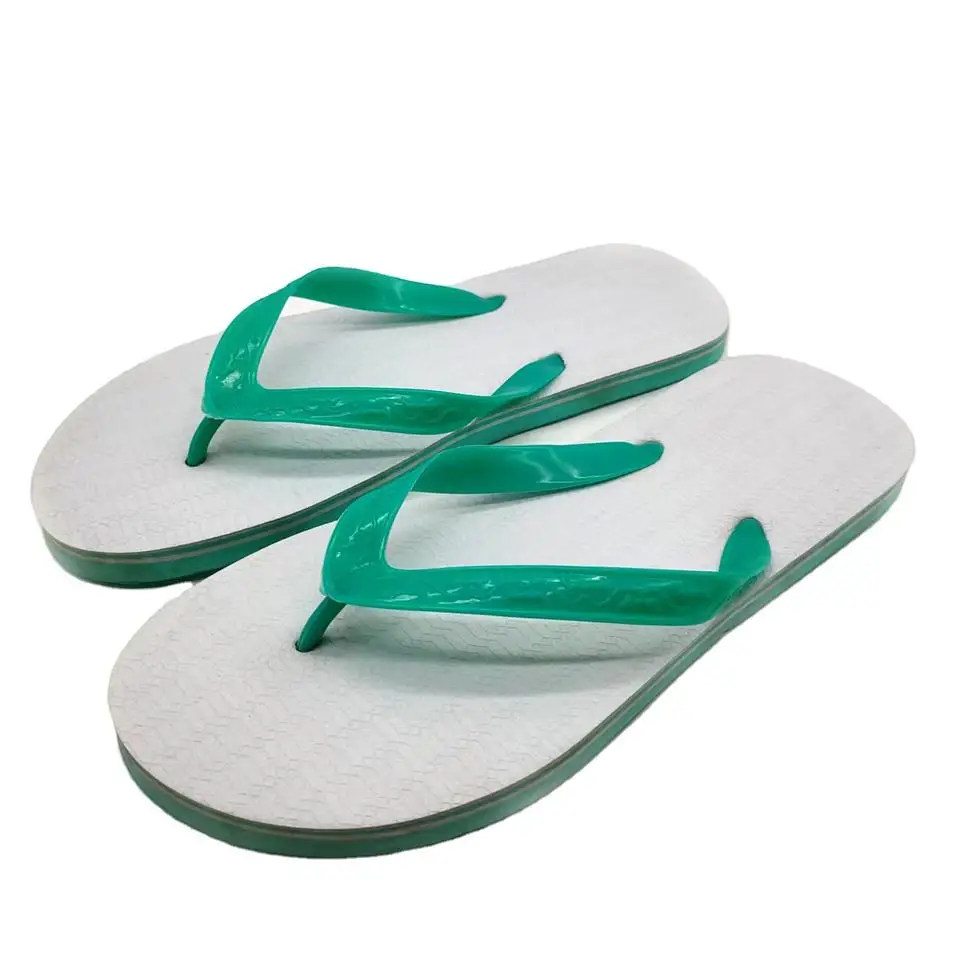 Wholesale cheap white flip flops summer beach shoes flip flop for women
