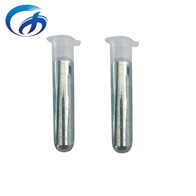 Конкурентоспособная цена 4N 5N металлическое сырье из галлия 99.99% Ga жидкость галлия для лабораторных исследований