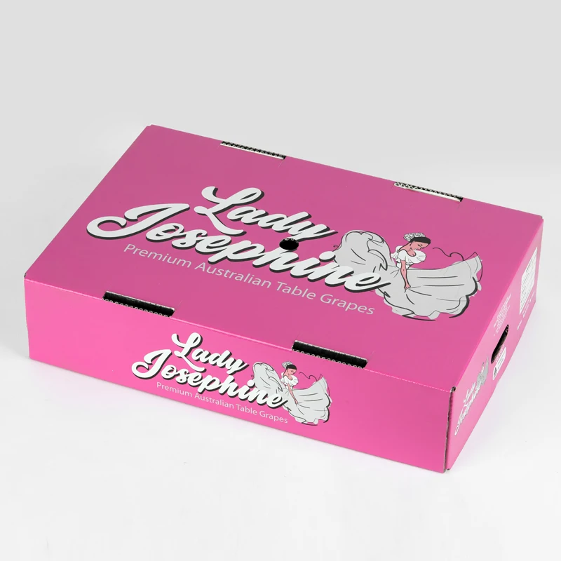 
PE Box Low Price Customized Anti-static PE Plastic Storage Box Wax coated cardboard box for fruit and vegetable packaging 