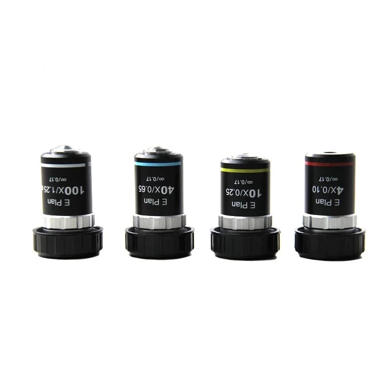 Phenix 4X 10X 40X 100X Infinity Plan Objective for Biological Microscope