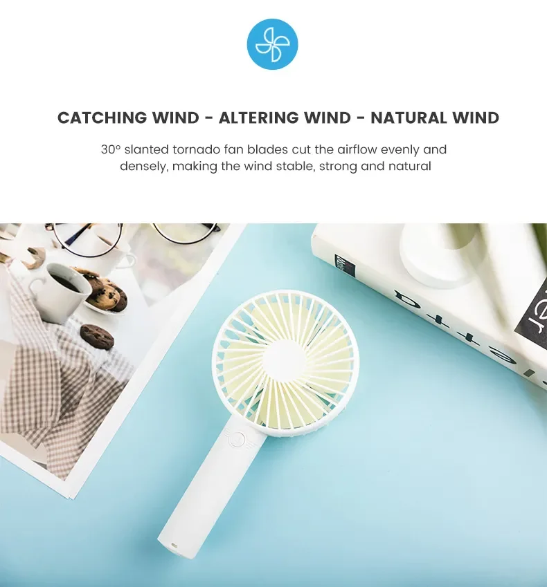 Hot Selling Portable Fan USB Rechargeable Mini Telescopic Floor Low Noise Summer Electric Fan For Household Bedroom Office
