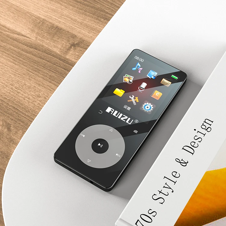 RUIZU X02B Metal Housing Mp3 Decoder Board 8gb 16gb 32gb Storage Usb Read Students E-book Reading Mp3 Player