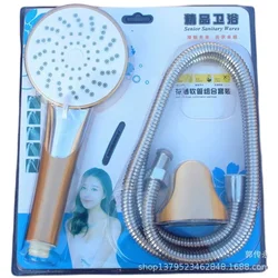 Whole Set  Shower Hose Plastic Hand Shower Head Shower Hand Set