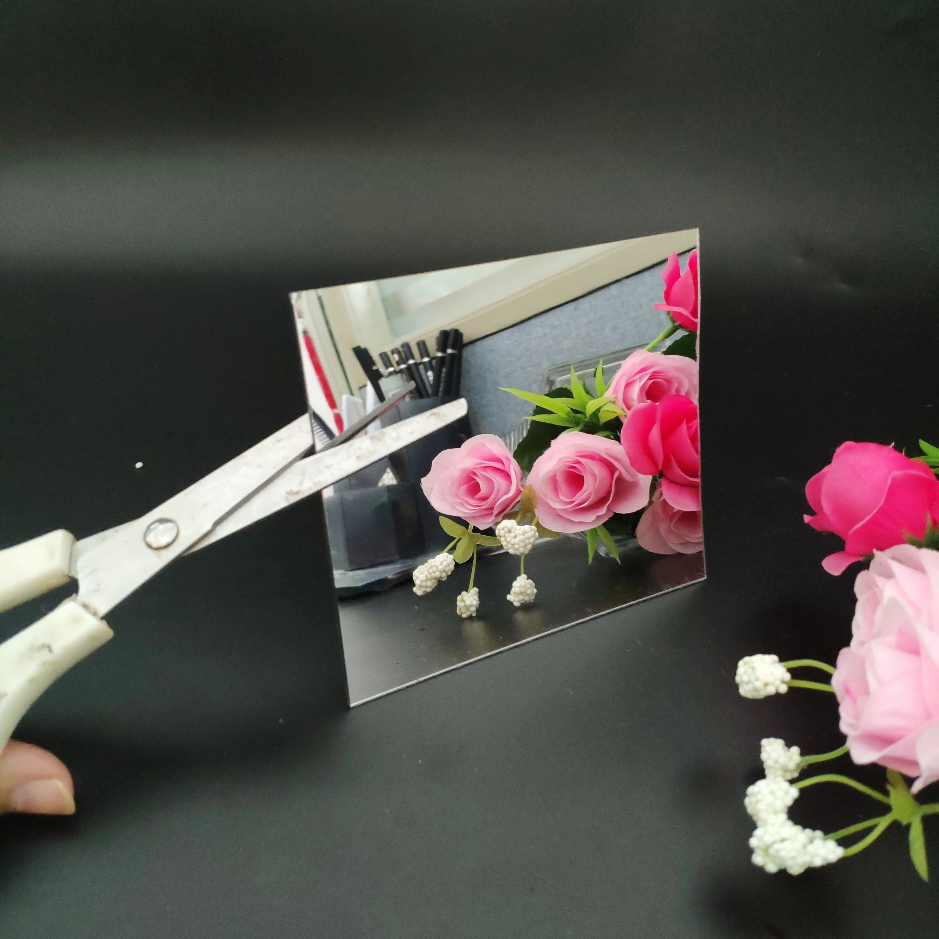 Phthalate free double sided plastic mirror PC mirror