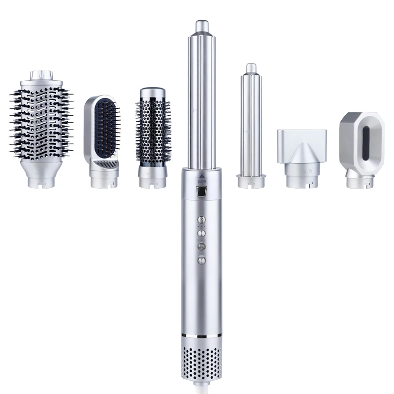 Customized High Speed Hair Blow Dryer Hot Air Brush 5 in 1 Auto Curly Airflow Multi Styler Air Hair Straightener