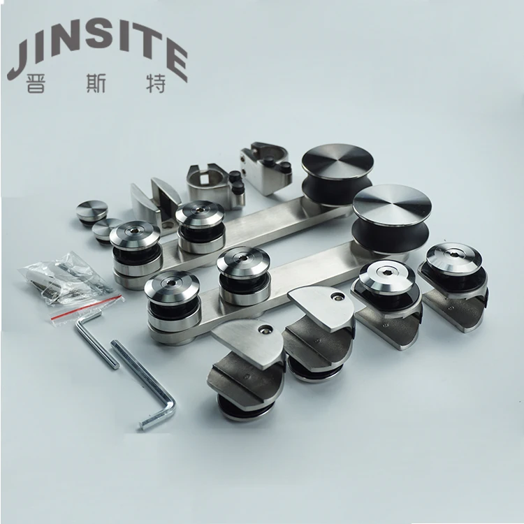 frameless shower parts glass accessories bathroom sliding door hardware
