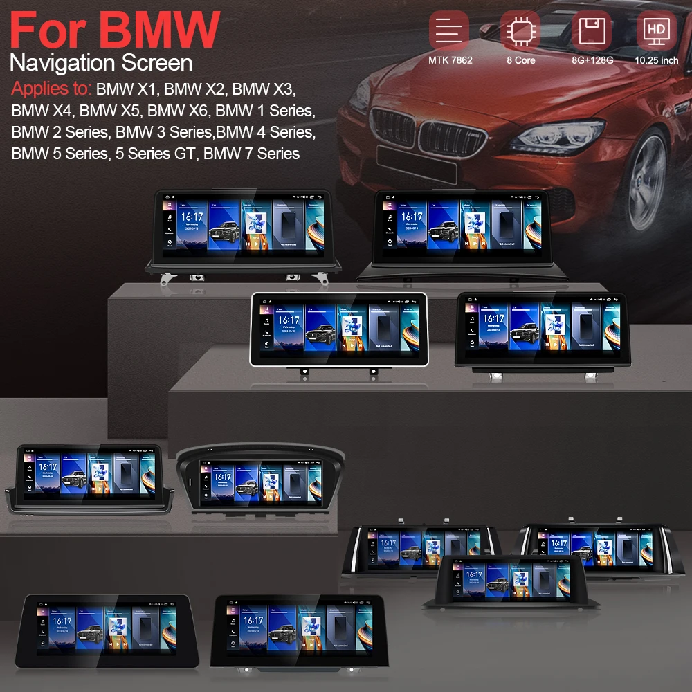 Автомобильный мультимедийный DVD-плеер Navihua для BMW 1 серии F20 NBT EVO 2013-2018 GPS навигация Carplay Android Авто развлечения