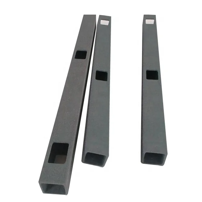 SiSiC Silicon Carbide Ceramic Kiln Shelves / Kiln Supporting Tubes