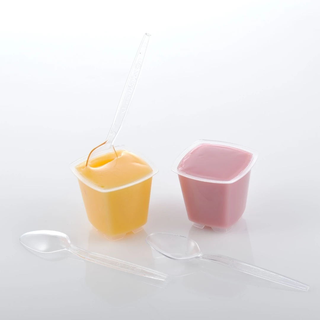 Hot Selling PS Plastic Cutlery For Europe Markets 1.6g Dessert Spoon Tasting Spoon