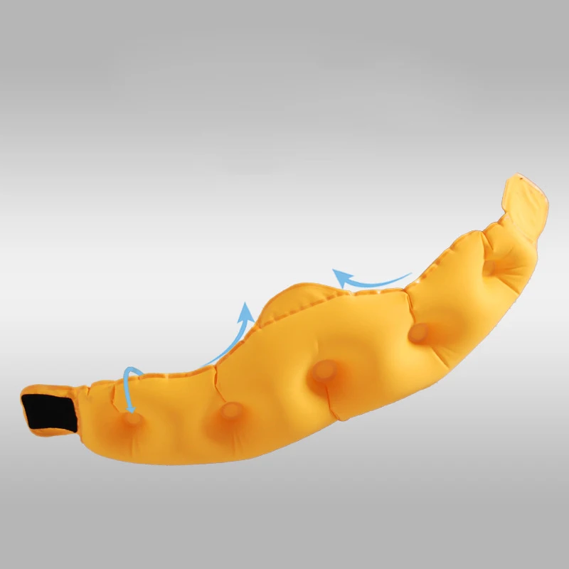 Ultralight Compact TPU inflatable Neck Wrap Pillow Ergonomic Foldable Travel Neck Support Pillow With Storage Box