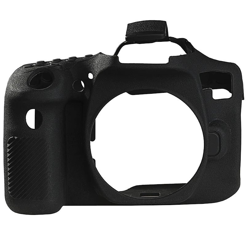 FUYALIN 90D Silicone Camera Case for Canon EOS 90D Soft Rubber Shoulder DSLR Camera Bags