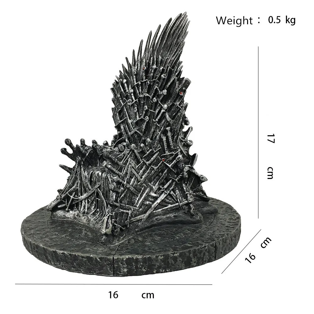 GK 17cm Game Thrones action figure Throne chair 1:12 resin model doll collectible toy for gifts