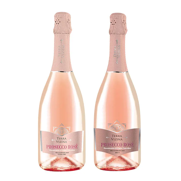 Rose Millesimato Doc - Stainless Steel Doc Glera 2019 11% Alcohol 750Ml Wine Bottle Italian Wholesale Sparkling Wine Rose