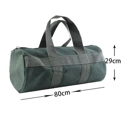 Portable Electrician Canvas Tool Bag Thick Oxford Pouch Storage Organizer with Tote Style for Screwdriver Pliers Instrument Case