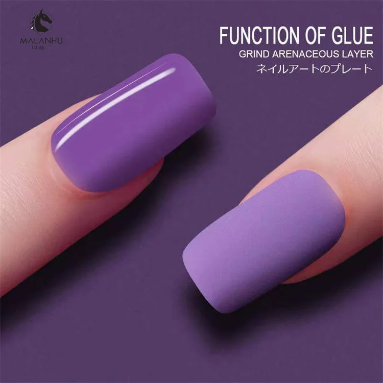 OEM Brands Private Label Original Cosmetics Acrylic Nonwipe Matt Finish Uv Led Gel Nail Polish Cover Super Velvet Matte Top Coat