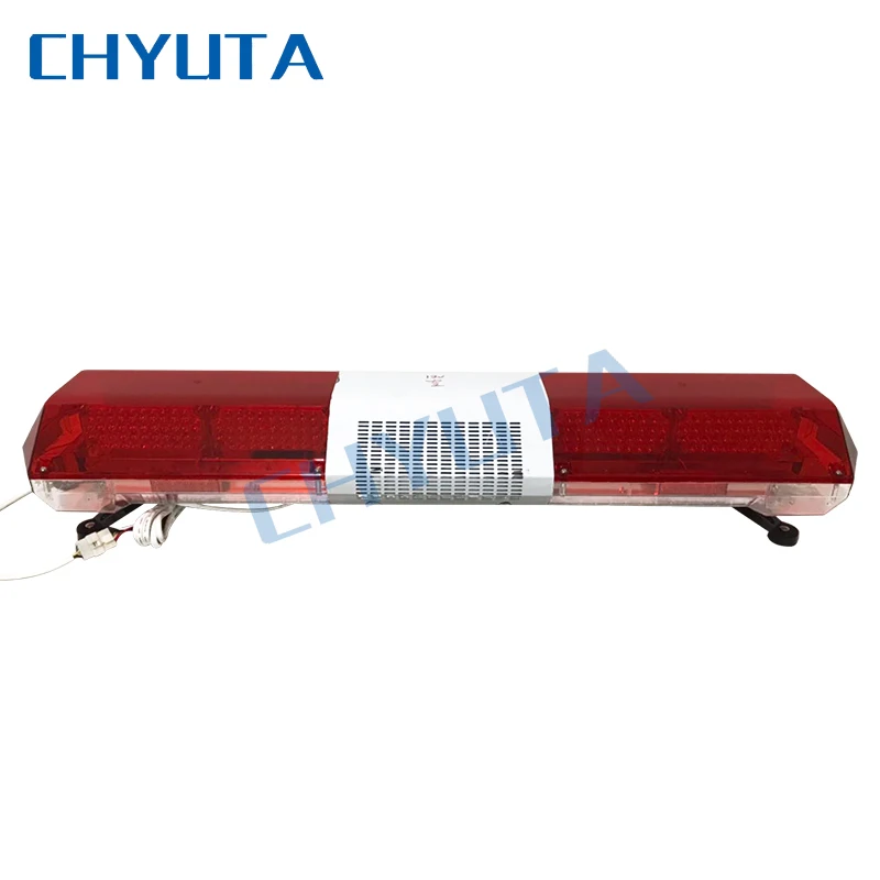 Led flashing rotator car emergency light bars 47 inch for vehicle warning led strobe work lights bar with siren 12v 24v